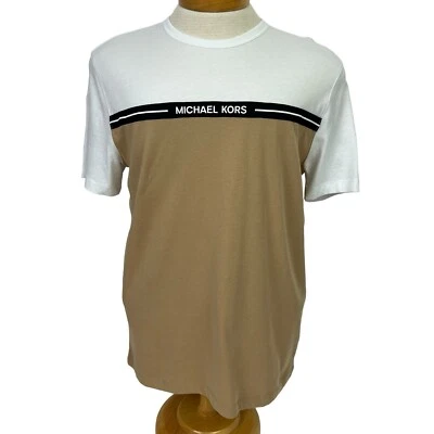 Camisa Michael Kors Para Hombre Cuello Redondo Talla Mediana Multicolor Mangas Cortas Precio de venta sugerido por el fabricante 69 USD Foto 1 de 4