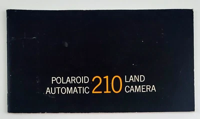 1968 Polaroid 210 Automatic Land Camera Owner's Manual Guide Vintage Booklet - Image 1 of 4