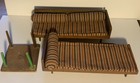 Canapé moderne en bois vintage Mattel milieu du siècle x2 meubles pré Barbie 1958 Japon