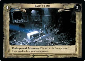 LOTR TCG FOTR FELLOWSHIP BALIN'S TOMB 1U343 Foil M/GEM MINT Tip Top Shelf Card - Picture 1 of 1