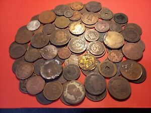 Lot de monnaies , bronze ,napo , cuivre ,dupuis , cérés ,étrangéres , etc... .