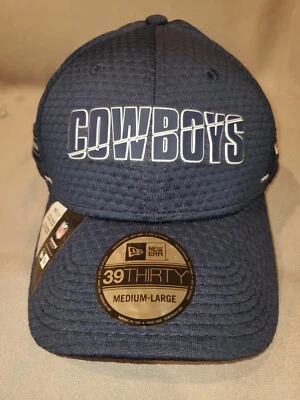 NUEVA ERA 39 TREINTA 3930 NFL DALLAS COWBOYS HOMBRE SOMBRERO AZUL ENTRENAMIENTO 20 MEDIANO GRANDE Foto 1 de 4