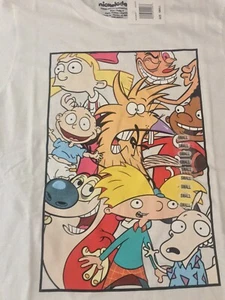 NWOT Nickelodeon Nicktoons All-Stars 90s Vintage T-Shirt Snick Men’s Size S - Picture 1 of 5