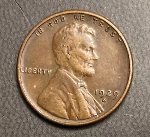 1929 S Lincoln Cent-VF/XF Zustand-Vollweizen - schöne farbkombinierter Versand - Bild 1 von 2
