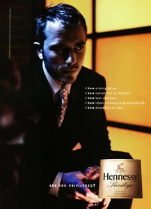 HENNESSY COGNAC AD #46 RARE 2002 OUT OF PRINT VINTAGE - Picture 1 of 2