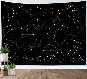 Constellation Star Tapestry Astrology Aesthetic Wall Hanging Bedroom Living Room - Picture 1 of 14