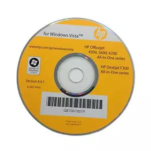 HP Officejet 4300, 5600, 6200, Deskjet F300 Series Software and Drivers - Vista - Picture 1 of 3