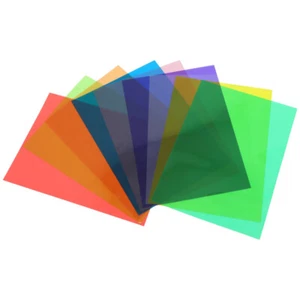 9 Sheets Zellophanfolie Schickes Deckblatt Film Poly Flüssig Kind - Bild 1 von 12