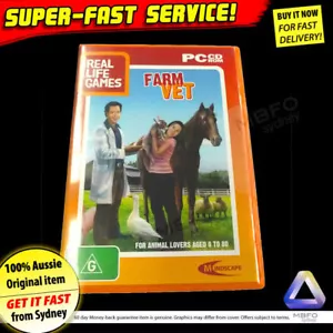 PC Farm Vet ¡NUEVO! Software de computadora portátil Animal Doctor Pet Game Kids Windows XP - Imagen 1 de 2