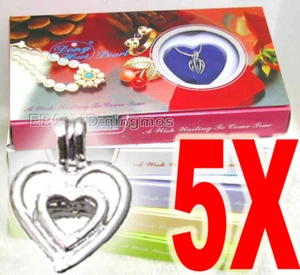 Venta al por mayor 5X Mezcla Colgantes Collar de Perlas Deseo para Mujer Gargantillas Ostras conjunto w3623 - Imagen 1 de 11