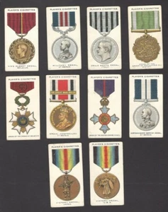 Tarjetas de cigarrillo medallas de guerra John Players (10) - Imagen 1 de 1