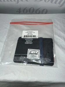 Herschel Men's Charlie RFID Card Case Wallet, Black Brand New Grey - Picture 1 of 4