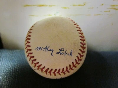 Juego de béisbol usado firmado por Mickey Lolich certificado Beckett 4 Foto 1 de 4