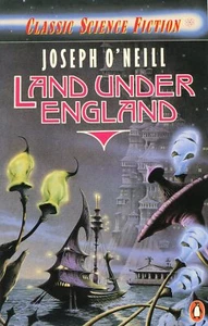 Land unter England von Joseph O'Neill, Science-Fiction-Buchcover-Kunst -- POSTKARTE - Bild 1 von 2