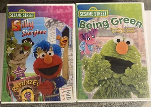 Kid DVD Lot - Sesame Street Being Green & Silly Storytime New - Imagen 1 de 2