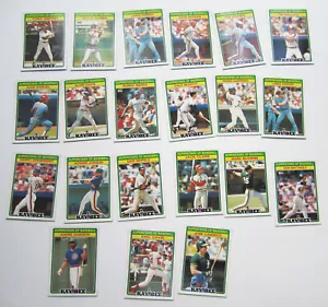Lot of 21 1988 Kaybee Superstars Baseball Trading Cards McGwire Parker ++ - Bild 1 von 3