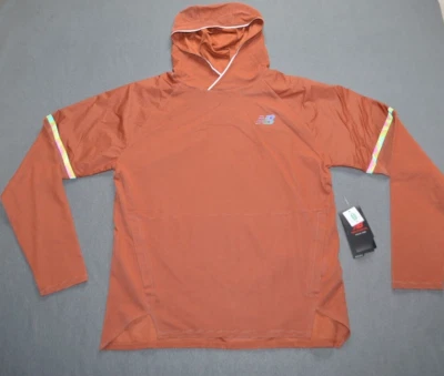 New Balance Men's Q Speed Shift Hoodie 23 Size Medium Orange Reflective - Image 1 of 4