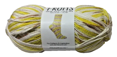 Hilo de calcetín de frutas Premier Yarns “plátano” Foto 1 de 2