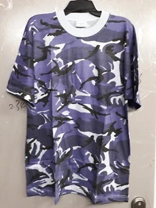 NEU blaues Camouflage T-Shirt Gr. M - Bild 1 von 2