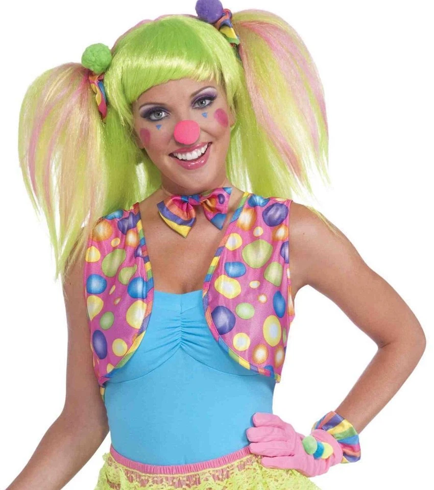 Chaleco Circo Dulce Payaso Rosa Lunares Foto 1 de 1