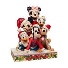 Jim Shore Disney Christmas Mickey & Friends Figurine Holiday Cheer 6007063