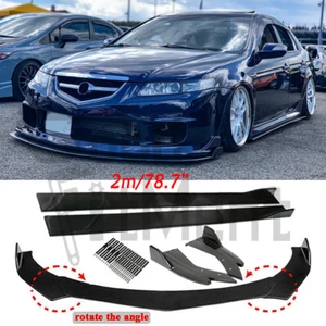 Divisor de labios para parachoques delantero + falda lateral + difusor de labios trasero para Acura TL 2004-2008 - Imagen 1 de 12