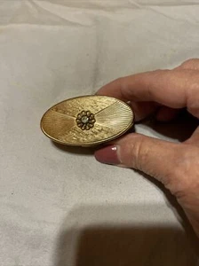 Estuche de lápiz labial vintage de metal dorado MAXFACTOR con lápiz labial usado, excelente estado. - Imagen 1 de 6