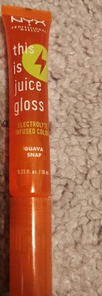 NYX PROFESSIONAL MAKEUP This is Juice lip Gloss Hydrating TIJG04 GUAVA SNAP new  - Image 1 of 1