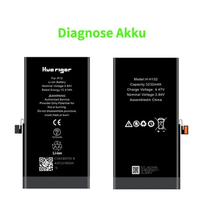 Diagnose Akku für iPhone 13 ohne Fehlermeldung ohne Löten 100% Kapazität - Bild 1 von 4