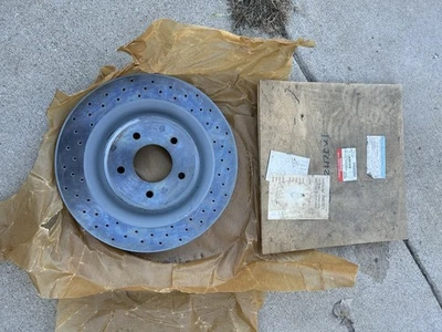 Genuine Jaguar 1997-2003 XKR XK8 XJR Base SC Disc Brake Rotor Front JLM21279 - Image 1 of 4