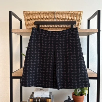 Falda línea A con estampado de puntos jacquard mezcla de lana Boden, 12 Foto 1 de 4