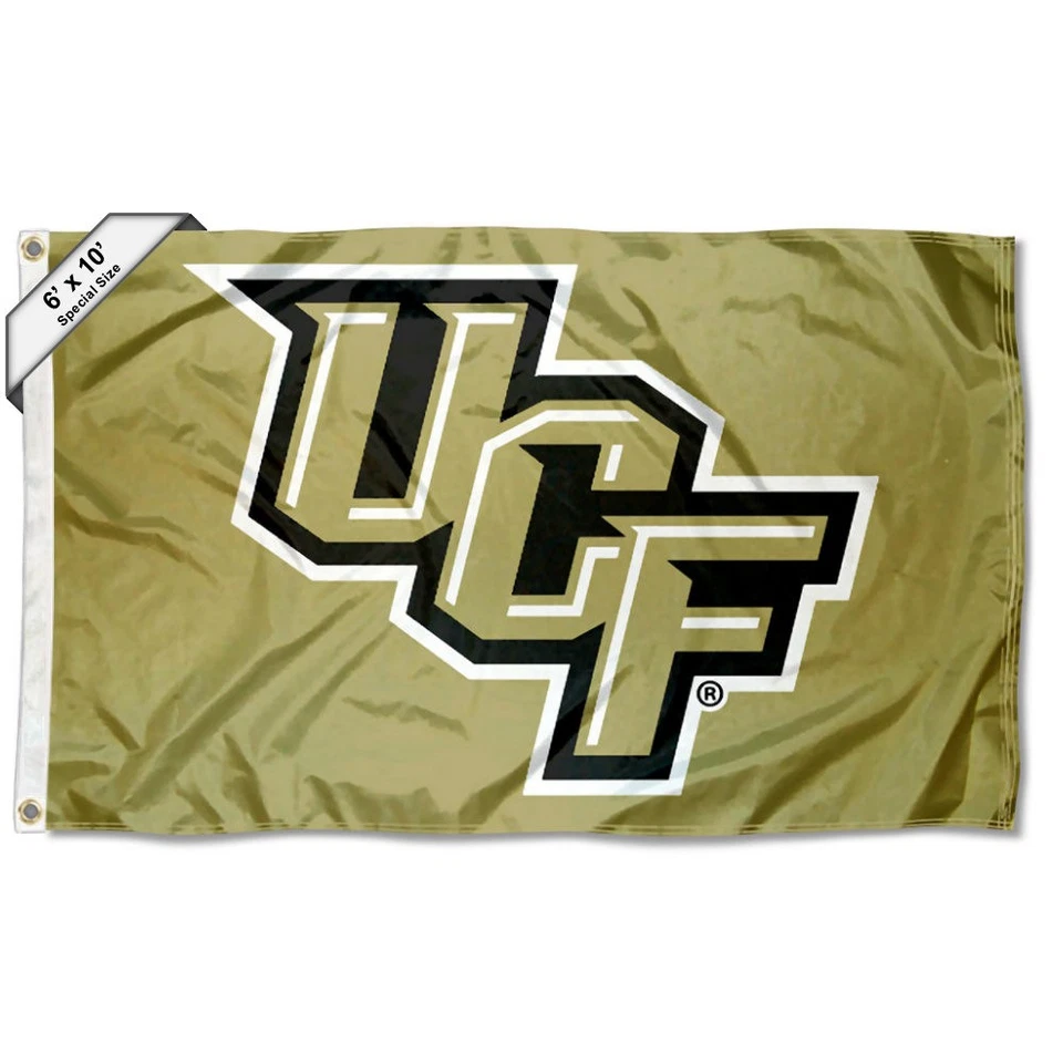 UCF Knights Slanted P 6 ft x 10 ft Large Flag - Image 1 of 1