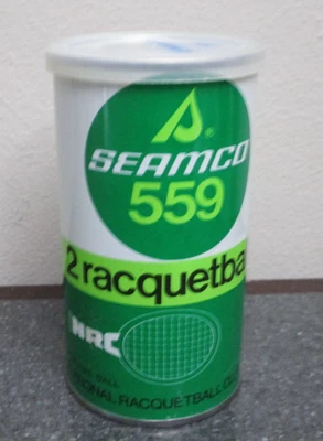 BOLAS DE RAQUETA VINTAGE SEAMCO NUEVAS LATAS DE METAL SELLADAS NRC LA GRANGE, GEORGIA Foto 1 de 4