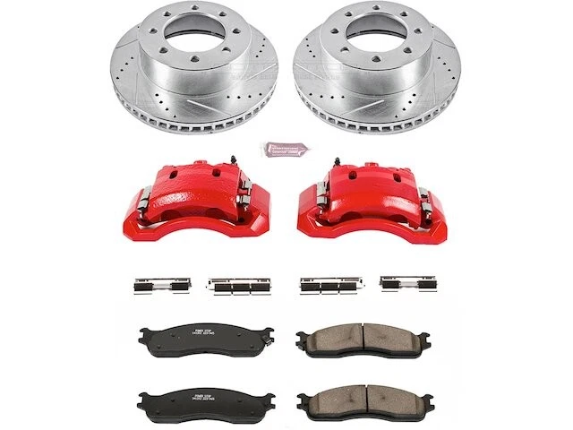 Kit de pastillas de freno delanteras y rotor para Dodge Ram 2500 2004 2005 2003-2008 WJ918TZ Foto 1 de 1
