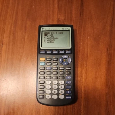 Texas Instruments TI-83 Plus Graphing Calculator W/Cover Tested And Works Great - Image 1 of 4