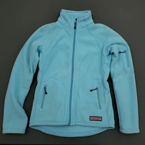 Giacca Vineyard Vines donna XS manica lunga full zip pile finto collo blu* - Foto 1 di 15