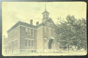 Catlettsburg Kentucky High School Antique Postcard Boyd County KY - Picture 1 of 4