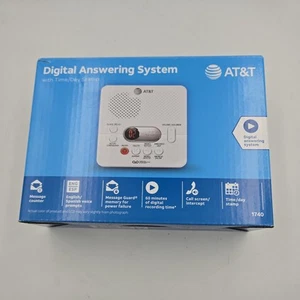 AT&T 1740 Digital Answering System With Time and Day Stamp - White Brand New - Photo 1/2