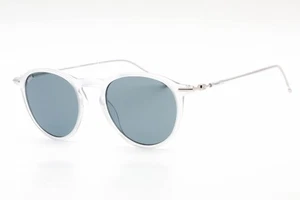 HUGO BOSS 1309/S HKT 2K Sunglasses Crystal Silver Frame Blue Gray Lenses 50mm - Picture 1 of 5