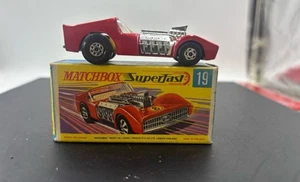Vintage Matchbox Superfast No. 19 Road Dragster new - Picture 1 of 9