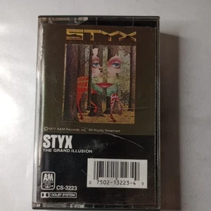 Vintage 1977 Styx The Grand Illusion Original Cassette Tape Fooling Yourself - Picture 1 of 21