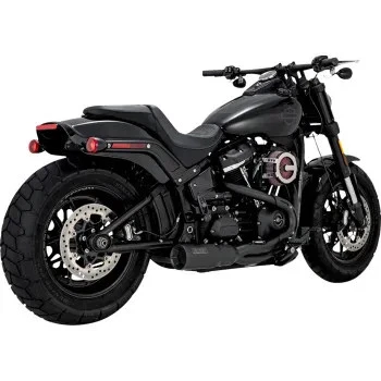 Sistema de escape corto Vance Hines Hi Output negro Harley Fat Bob S 114 18-23 Foto 1 de 4