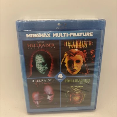 Hellraiser 4 Movies • Bloodline Inferno Hellseeker Hellworld Blu-Ray NEW SEALED - Image 1 of 2