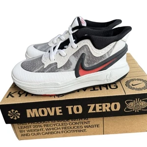 NIKE Kyrie 8 White University Red Size Toddler Boys 8C Gray - Picture 1 of 7