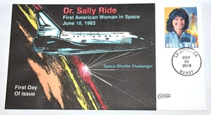 VTG, COLLINS SHUTTLE FIRST DAY COVER "Sally Ride," Cancel LA JOLLA (05-23-2018) - Picture 1 of 3