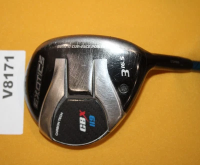 Tour Edge Exotics CBX 16.5°  3 Fairway Wood Evenflow Stiff Graphite V8171 - Image 1 of 4
