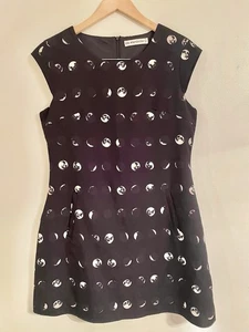 SM Wardrobe schwarz Mondphase A-Linie Kleid Größe Large - gebraucht, in einwandfreiem Zustand - Bild 1 von 12