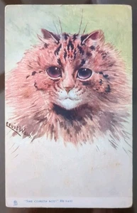 "Non viene!" He Said, gatto Louis Wain - c1903, bordi ruvidi, piega leggera - Foto 1 di 4