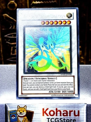 Yugioh Ancient Fairy Dragon (Ghost Rare) ANPR-EN040 Ancient Prophecy 2009 -NM - Image 1 of 4