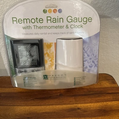 NEW Oregon Scientific PCR122 Wireless Rain Gauge RGR122 Rainfall History - Image 1 of 4